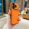 Wallet Card Holder Suede Leather Phone Case for  17 16 15 14 13 plus Pro Max Business Insert Card Matte Lens Glass Cover